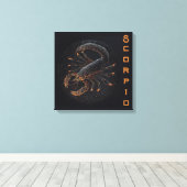 蠍座- 10月23日～11月21日 キャンバスプリント (インサイチュ (ウッドフロア))