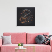 蠍座- 10月23日～11月21日Canvas Print キャンバスプリント (インサイチュ (リビング))