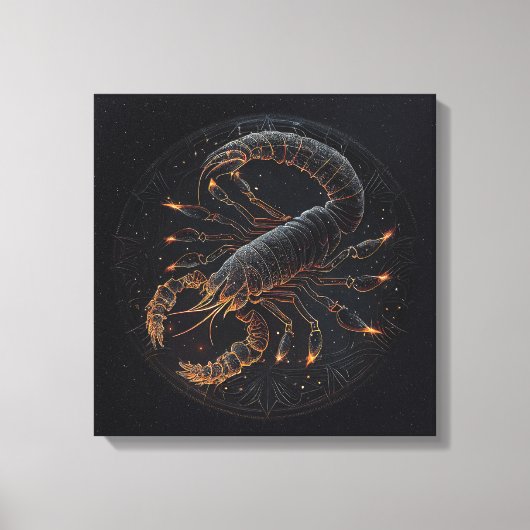 蠍座- 10月23日～11月21日Canvas Print キャンバスプリント (正面)