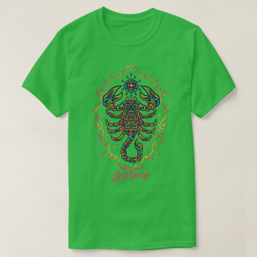 蠍座 Tシャツ (デザイン正面)