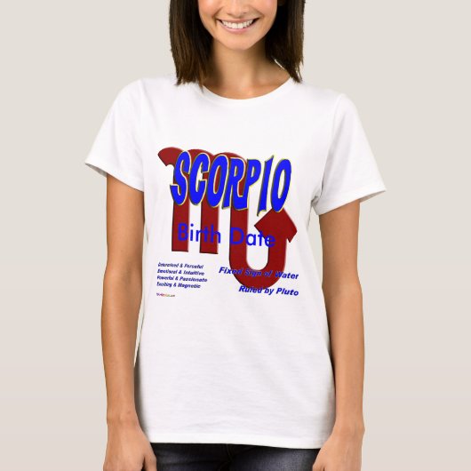 蠍座 Tシャツ (正面)