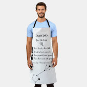 蠍座- To-Doリスト エプロン (着用した状態)