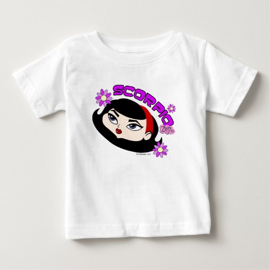 蠍座Tシャツ ベビーTシャツ (正面)