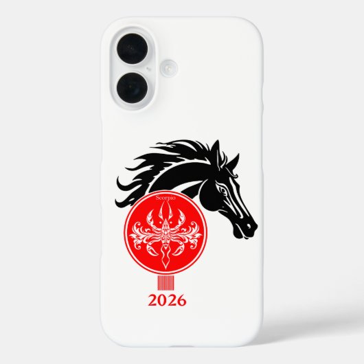 蠍座x馬の年2026 Case-Mate iPhoneケース (裏面)