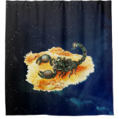 蠍 シャワーカーテン (正面)