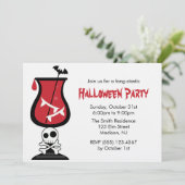 血および牙のハローウィンパーティ 招待状 (スタンド正面)