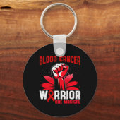 血がん戦士は魔法のユニコーン赤いリブ キーホルダー (正面)