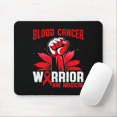 血がん戦士は魔法のユニコーン赤いリブ マウスパッド (マウス)