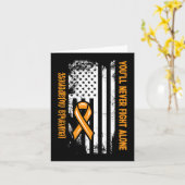 血がん白血病の阿波と闘うことはないよ カード (黄色い花)