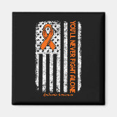 血がん白血病の阿波と闘うことはないよ マグネット (正面)