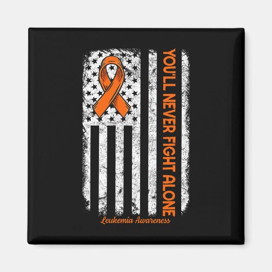 血がん白血病の阿波と闘うことはないよ マグネット (正面)