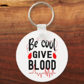 血がクール与えいる キーホルダー (正面)