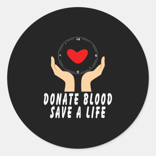 血がクール与えいる ラウンドシール (正面)