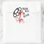 血が出る ラウンドシール (バッグ)