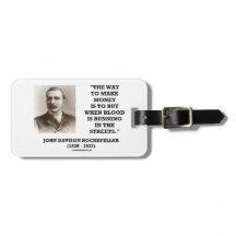 血が通りで走っている場合のロックフェラーの買物