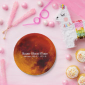 血すごい月食2019 ペーパープレート (パーティー)