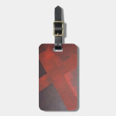 血で洗浄される ラゲッジタグ (正面縦)