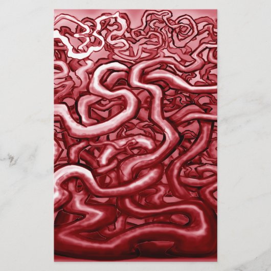 血と根性 便箋 (正面)