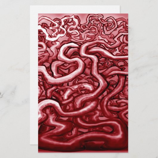 血と根性 便箋 (正面/裏面)