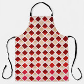 血と肉(ダイヤモンド市松模様に) エプロン (正面)