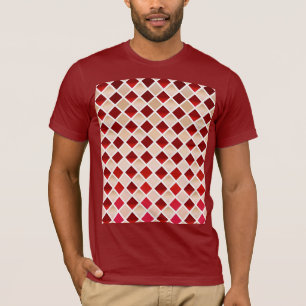 血と肉(ダイヤモンド市松模様に) Tシャツ