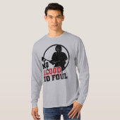 血なしファウルラクロスなしLAX Tシャツ (正面フル)