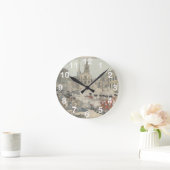 血なまぐさい虐殺-ポール・リビア(1770年) ラウンド壁時計 (ホーム)