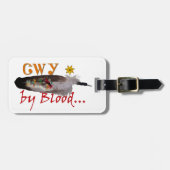 血によってチェロキー ラゲッジタグ (正面横)