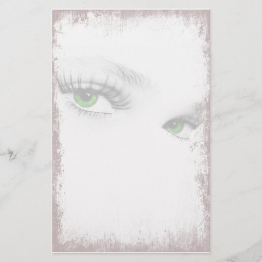 血によって罵倒される静止した 便箋 (正面)