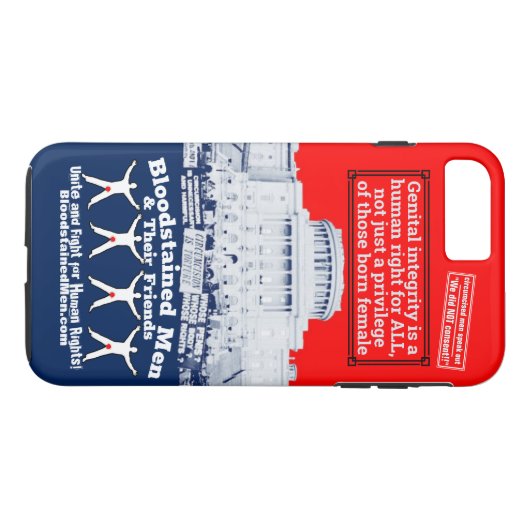 血に染まった男たちと彼らの友人-人権 Case-Mate iPhoneケース (裏面(横))