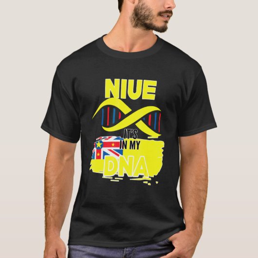 血に流れるニウエ Tシャツ (正面)