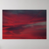血に覆われた空 ポスター (正面)