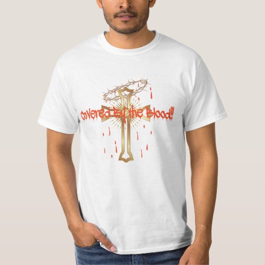 血に覆われて Tシャツ (正面)