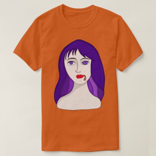 血に飢えたゾンビ Tシャツ (デザイン正面)