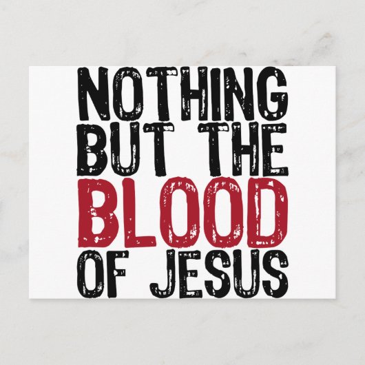 血のほかは ポストカード (正面)