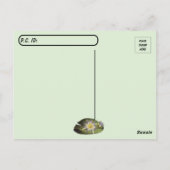 血のオレンジ色の葉にカエルの交配後 ポストカード (裏面)