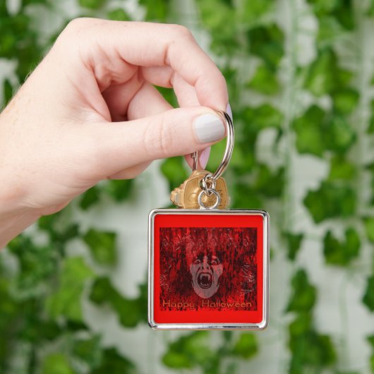 血のキーチェーンの怖い吸血鬼の女性 キーホルダー (手)