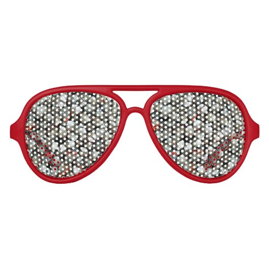 血のコックル貝 アビエーターサングラス (正面)