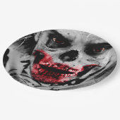 血のゾンビの黙示録のパーティーの紙皿 ペーパープレート (アングル)