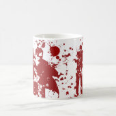 血のゾンビ コーヒーマグカップ (中央)