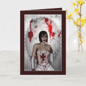 血のナース カード (黄色い花)