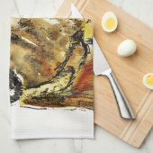 血のハウンドドッグ キッチンタオル (四つ折り)