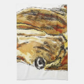 血のハウンドドッグ キッチンタオル (縦)