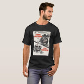 血のハロウィンモンスターホラー映画を飲む Tシャツ (正面フル)