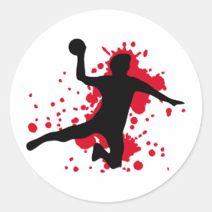 血のハンドボールのdodgeball ラウンドシール