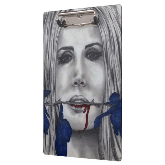 血のバラの吸血鬼の元の芸術のクリップボード クリップボード (左)