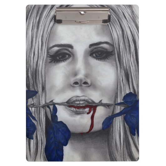 血のバラの吸血鬼の元の芸術のクリップボード クリップボード (正面)