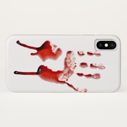 血のプリント Case-Mate iPhoneケース (裏面(横))