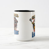 血のラクロス無し ツートーンマグカップ (中央)