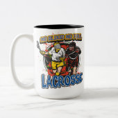 血のラクロス無し ツートーンマグカップ (左)